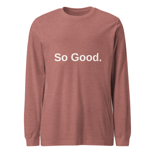 So Good — Long-Sleeve Movement (Heather Mauve)